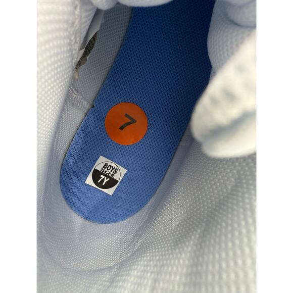 Nike Blazer Mid 77 GS Size 7Y Womens 8.5 White Blue Retro Sneakers DA4086-123 - Picture 6 of 9